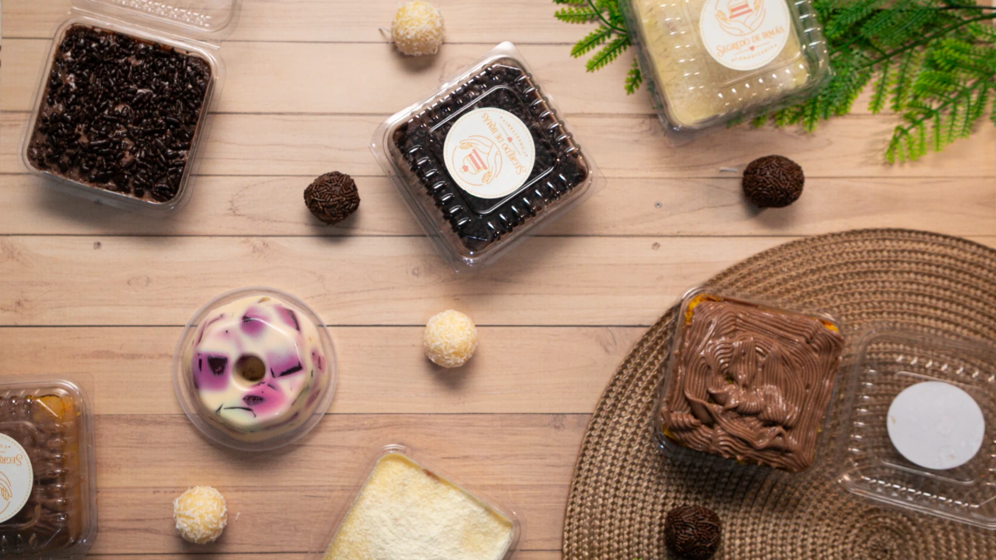Doces artesanais variados