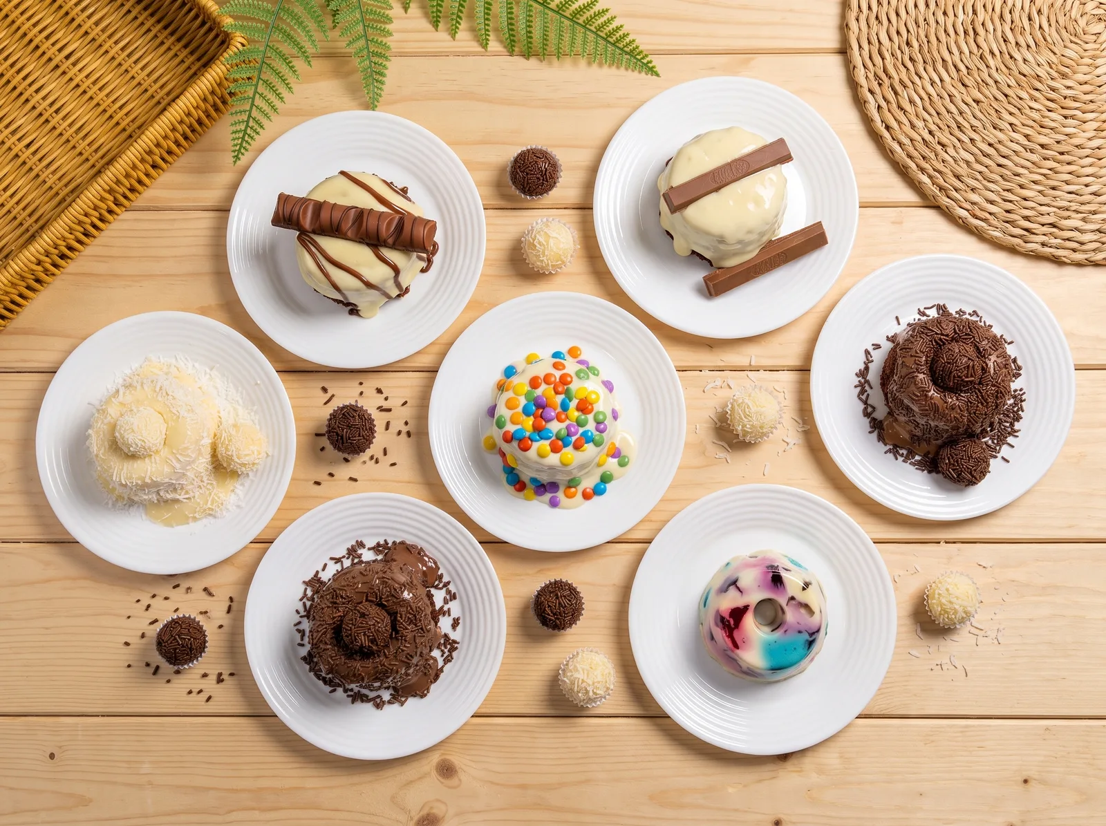 Cardápio Segredo de Irmãs: vulcões, pudim, gelatina, brigadeiros e beijinhos